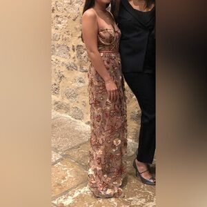 For Love and Lemons x Free People Beatrice Strappy Maxi Dress